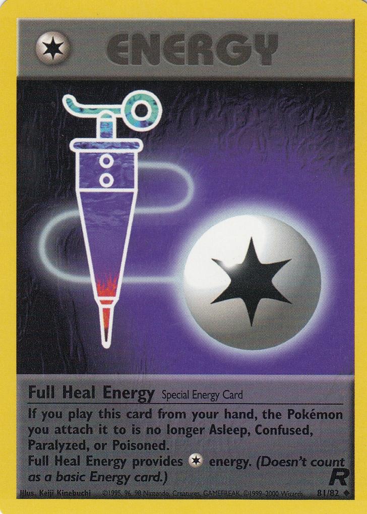 Full Heal Energy 81/82 Team Rocket Uncommon