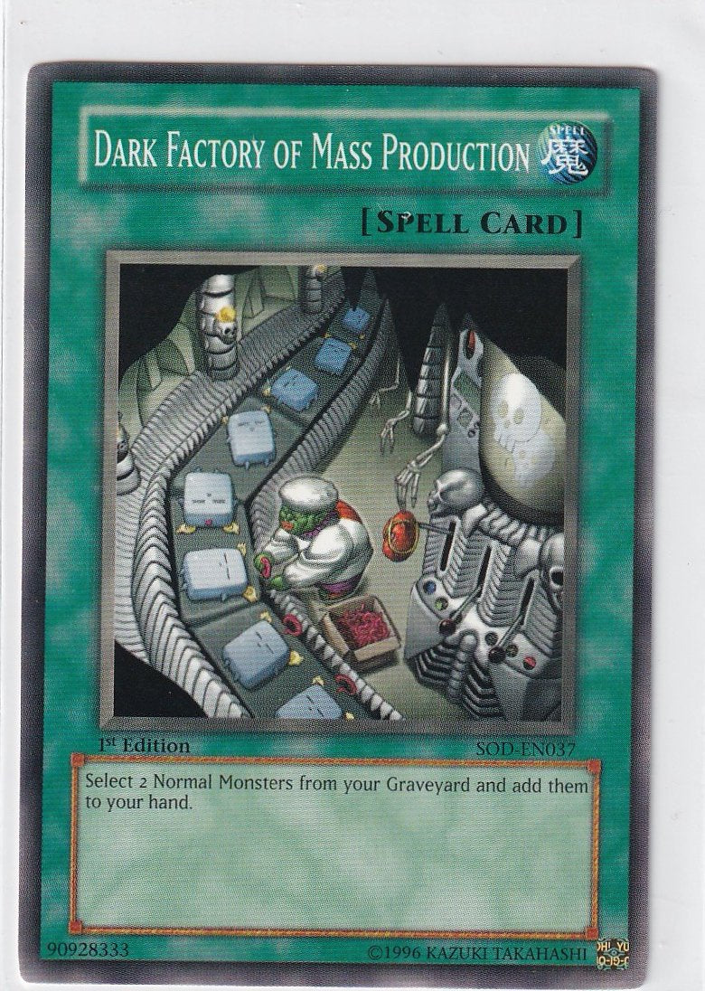 Dark Factory of Mass Production Soul of the Duelist sod-en037