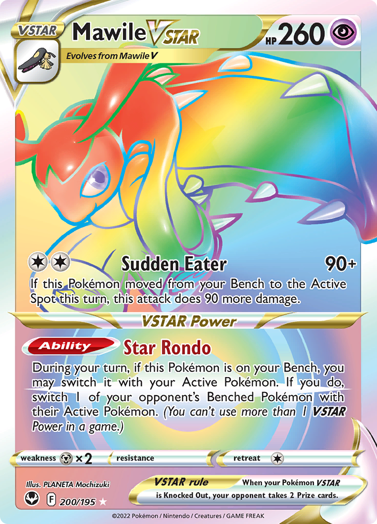 Mawile VSTAR (Secret) 200/195 Silver Tempest