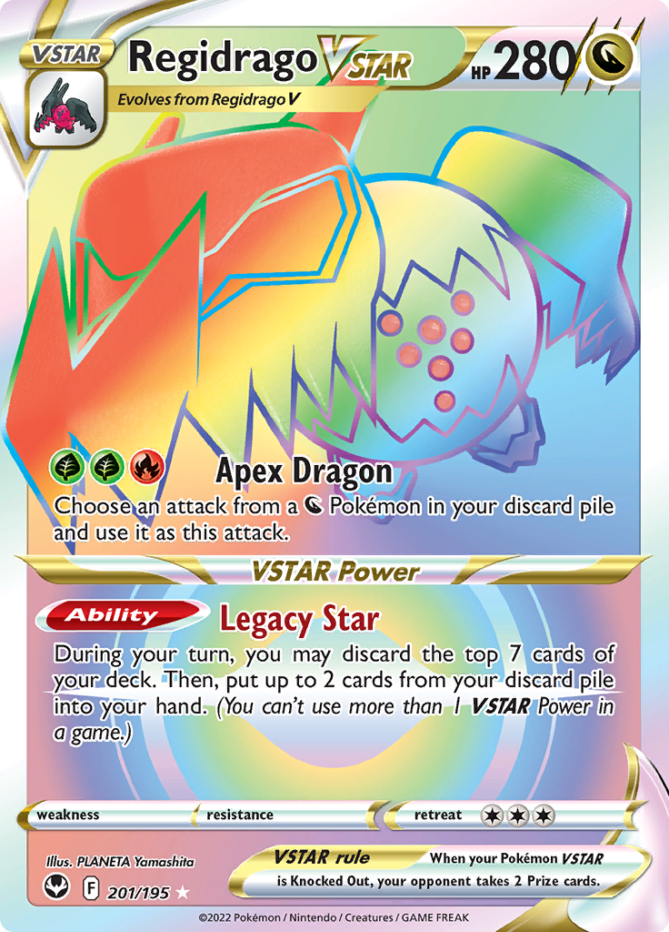 Regidrago VSTAR (Secret) 201/195 Silver Tempest