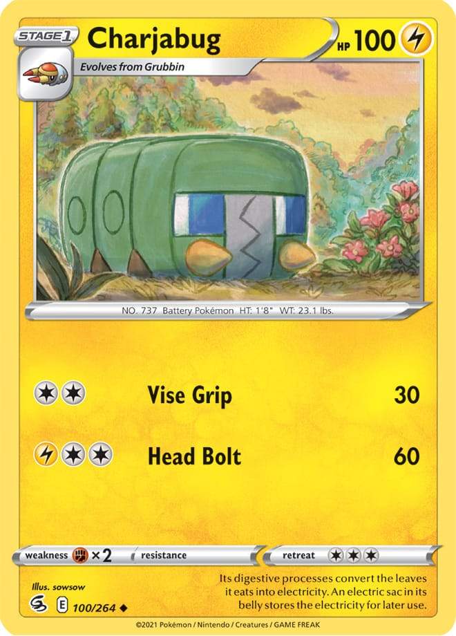Charjabug 100/264 fusion-strike-100