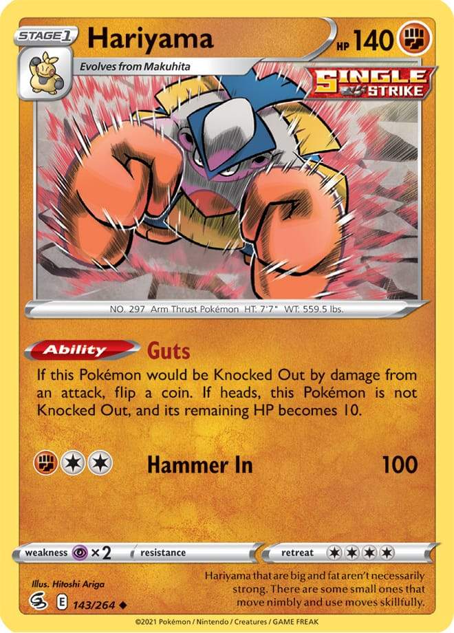 Hariyama 143/264 fusion-strike-143