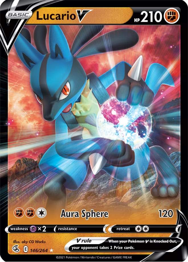Lucario V 146/264 fusion-strike-146