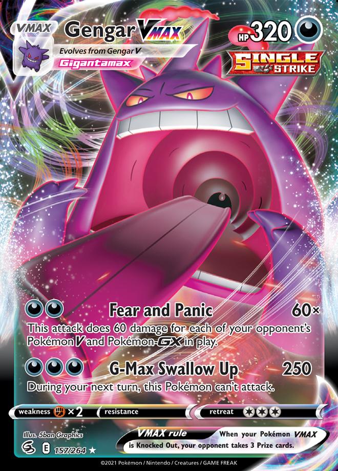 Gengar VMAX 157/264 fusion-strike-157