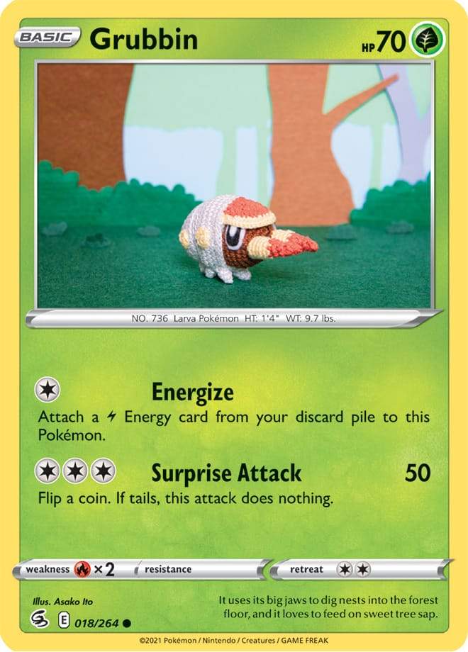 Grubbin 018/264 fusion-strike-18
