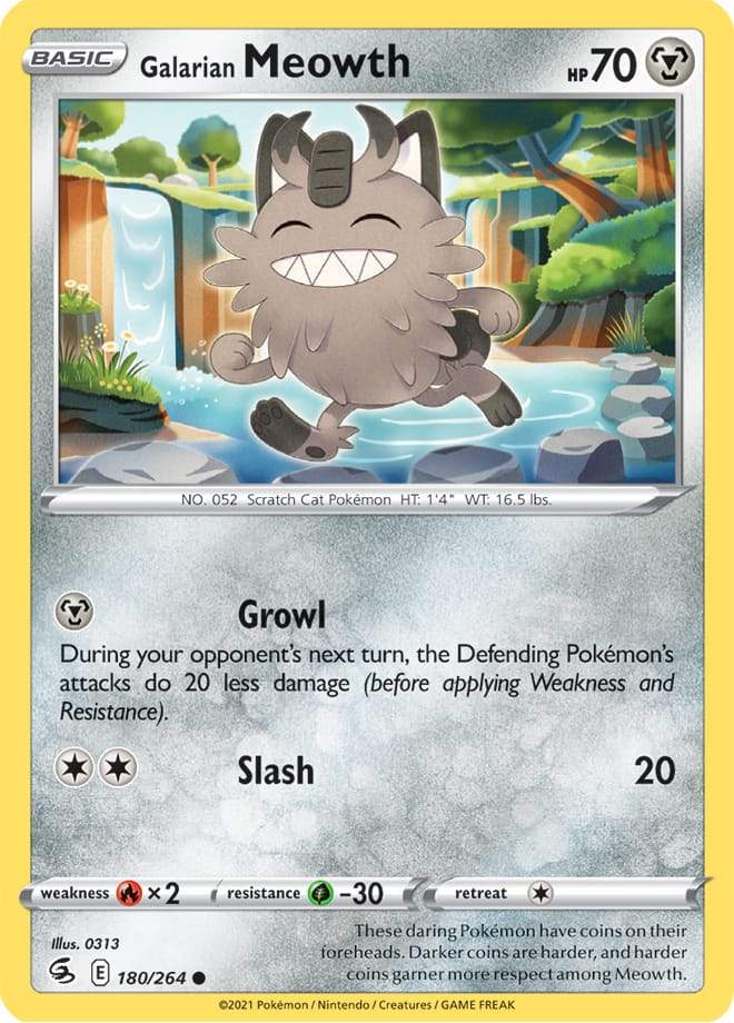 Galarian Meowth 180/264 fusion-strike-180