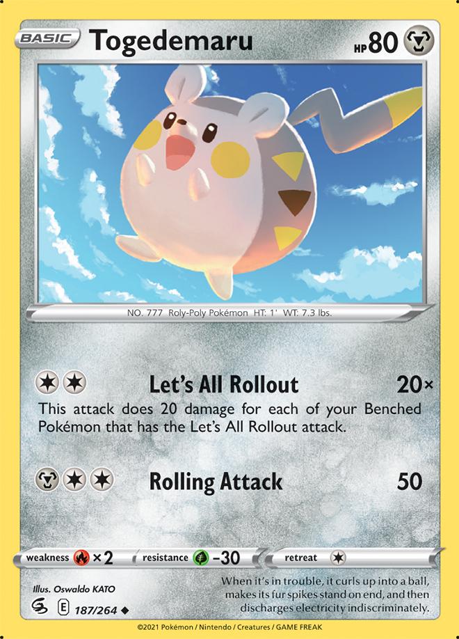 Togedemaru 187/264 fusion-strike-187