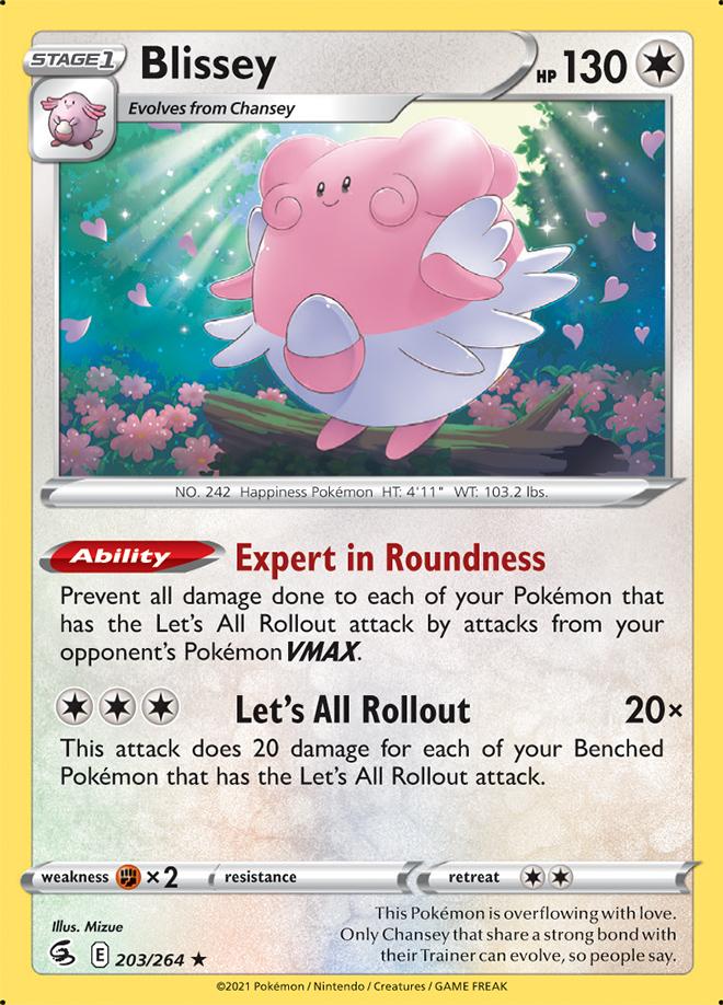 Blissey 203/264 fusion-strike-203