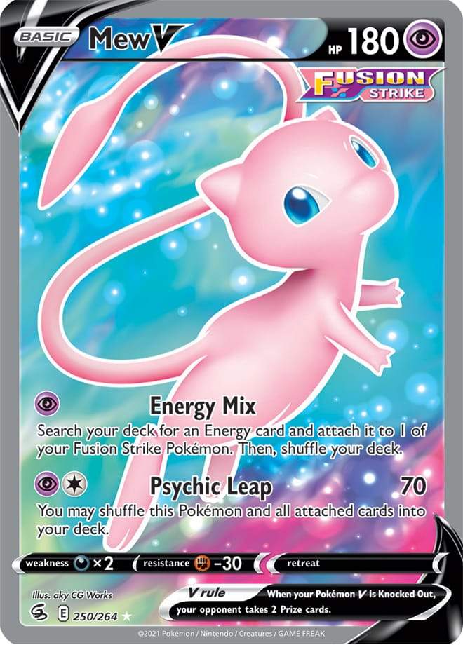 Mew V (Full Art) 250/264 fusion-strike-250