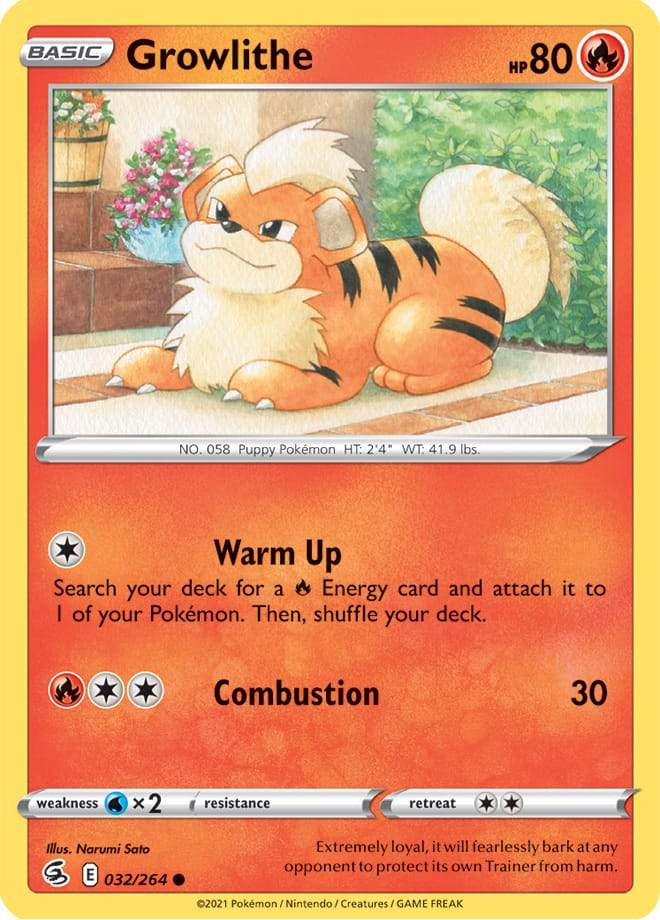 Growlithe 032/264 fusion-strike-32