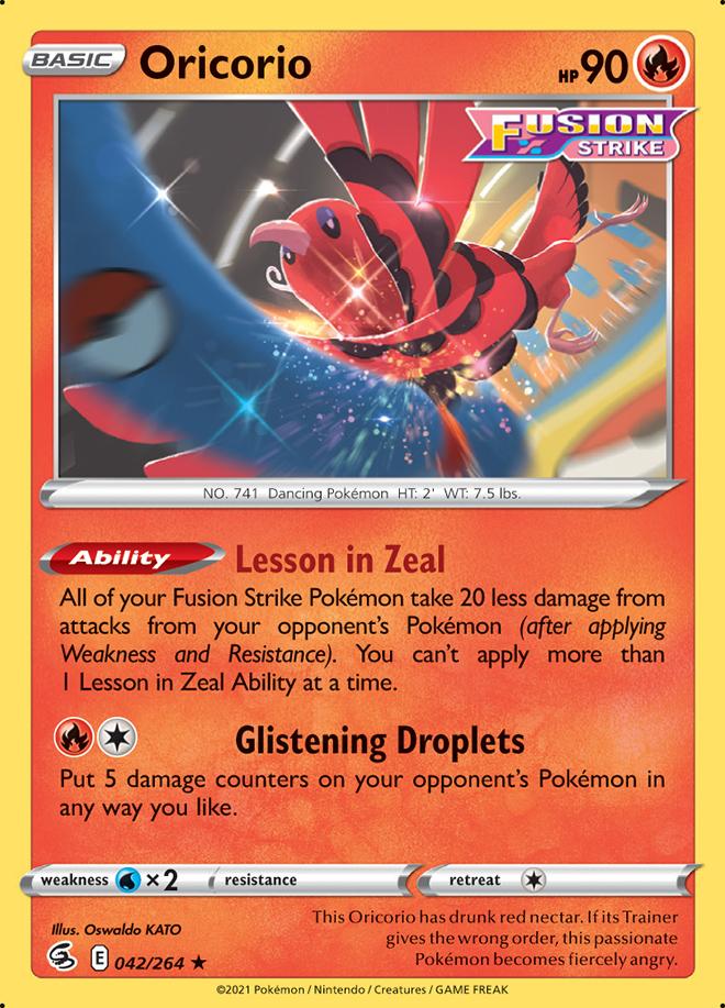Oricorio 042/264 fusion-strike-42