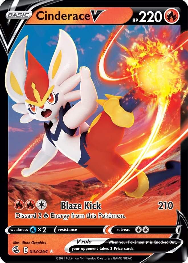 Cinderace V (43) 043/264 fusion-strike-43