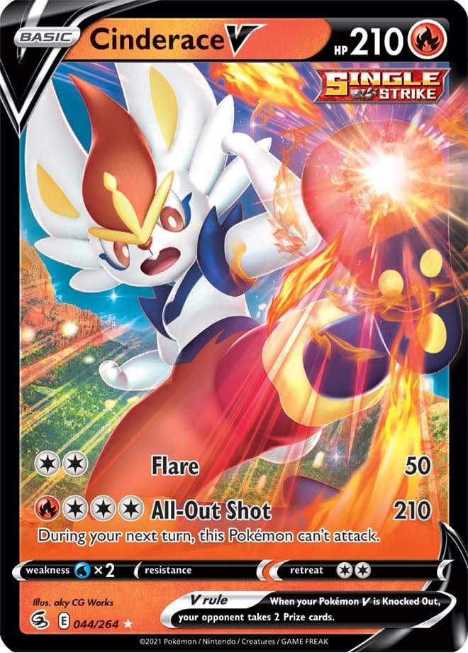 Cinderace V (44) 044/264 fusion-strike-44