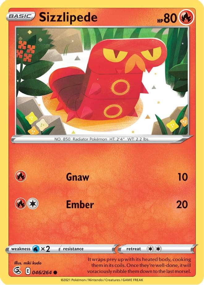 Sizzlipede (46) 046/264 fusion-strike-46