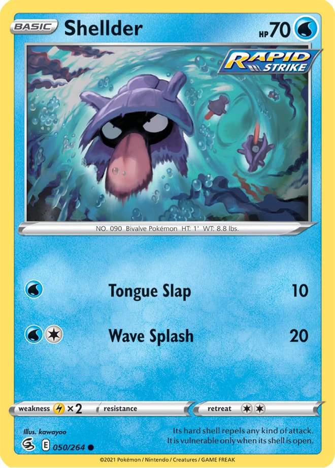 Shellder 050/264 fusion-strike-50