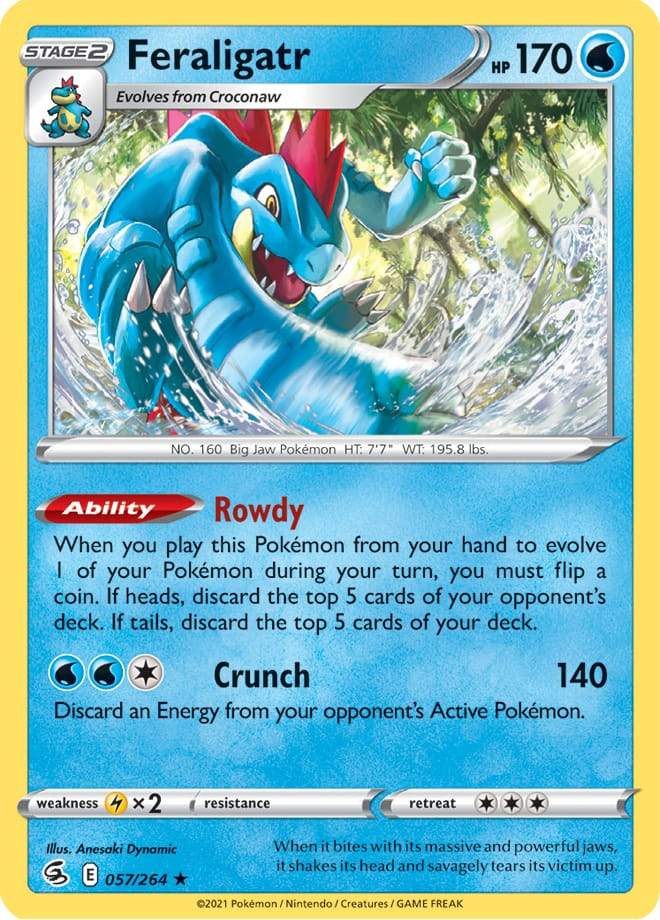 Feraligatr 057/264 fusion-strike-57