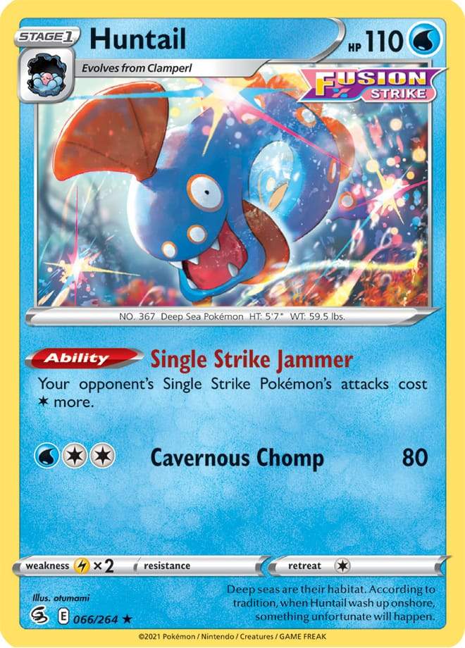 Huntail 066/264 fusion-strike-66