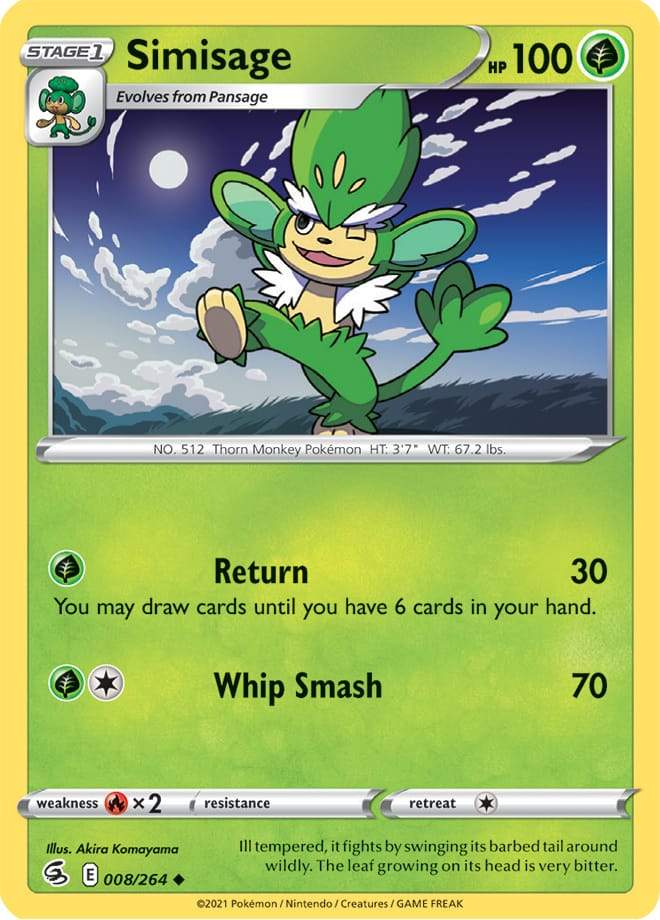 Simisage 008/264 fusion-strike-8