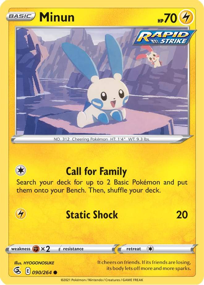 Minun 090/264 fusion-strike-90