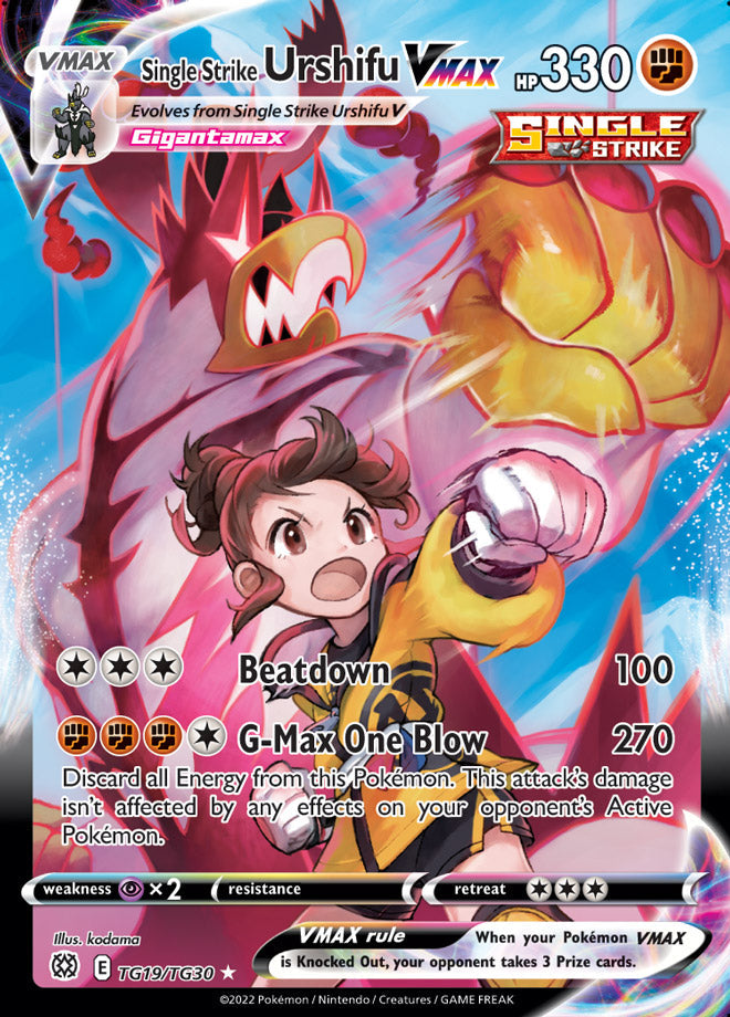 Single Strike Urshifu VMAX TG19/TG30 brilliant-stars-tg19