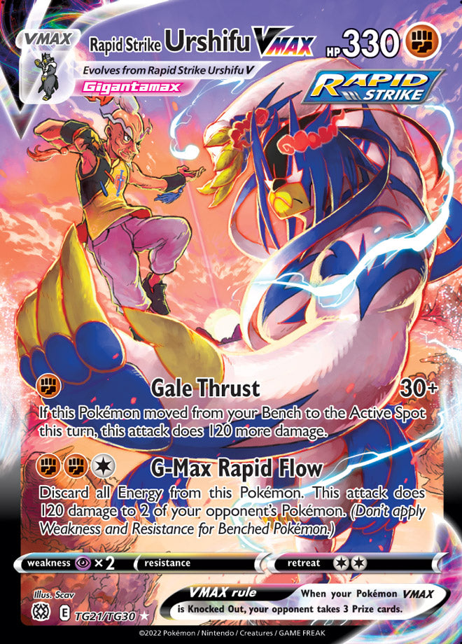 Rapid Strike Urshifu VMAX TG21/TG30 brilliant-stars-tg21