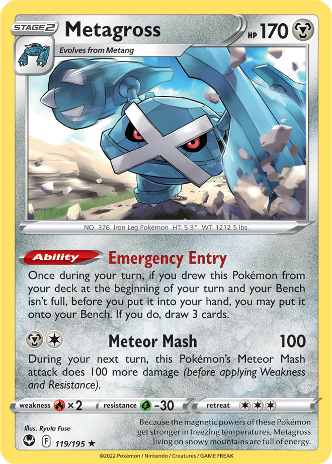 Metagross 119/195 Silver Tempest