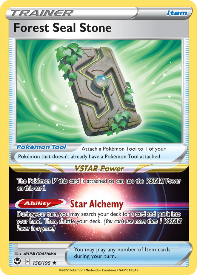 Forest Seal Stone 156/195 Silver Tempest