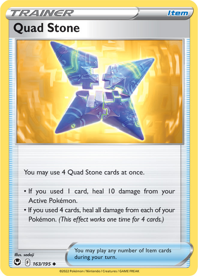 Quad Stone 163/195 Silver Tempest