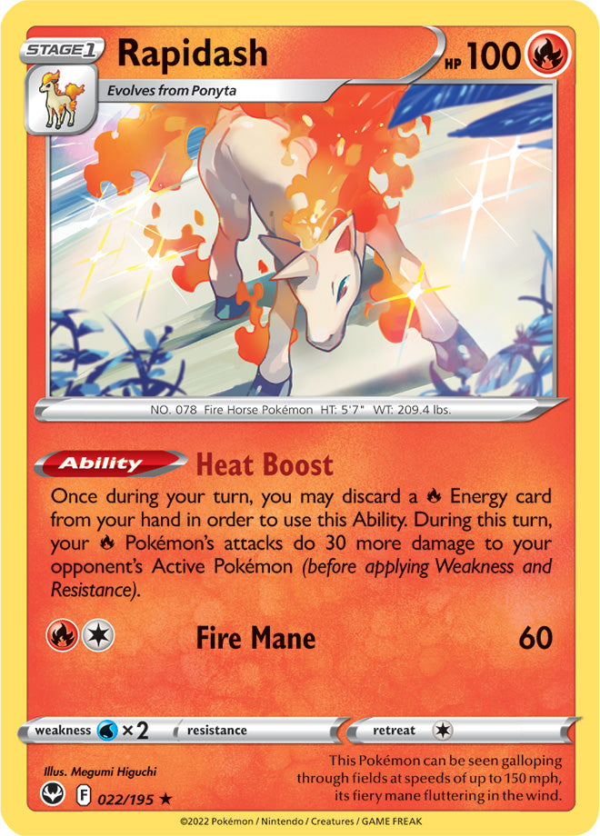 Rapidash 022/195 Silver Tempest
