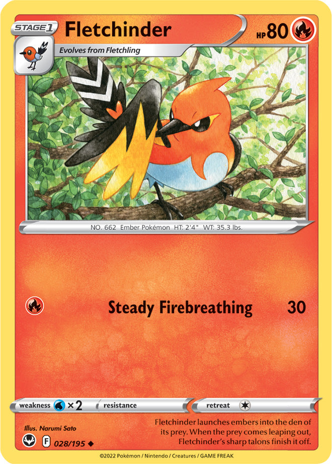 Fletchinder 028/195 Silver Tempest