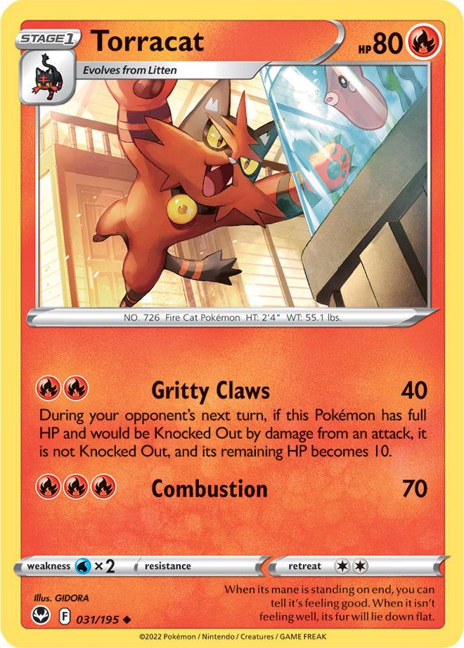 Torracat 031/195 Silver Tempest