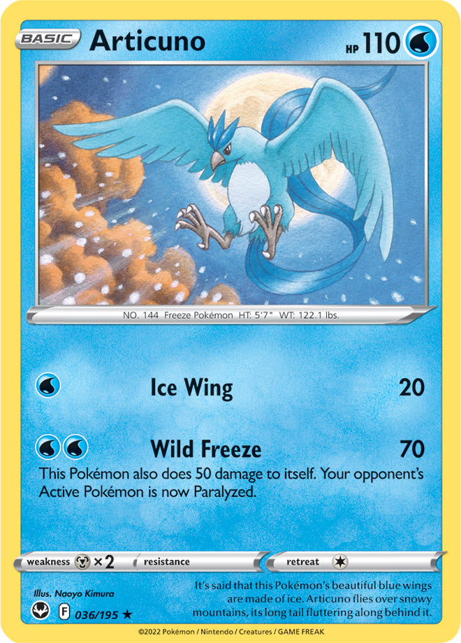 Articuno 036/195 Silver Tempest