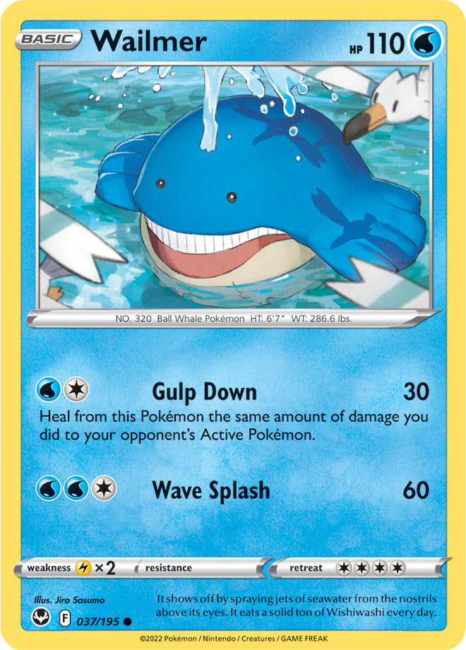 Wailmer 037/195 Silver Tempest