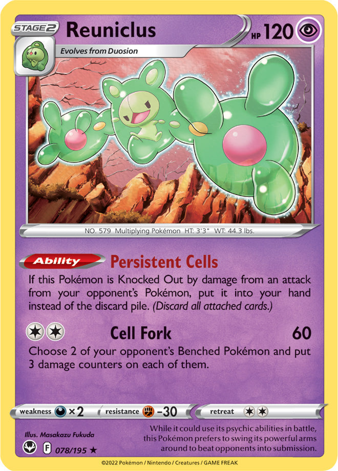 Reuniclus 078/195 Silver Tempest