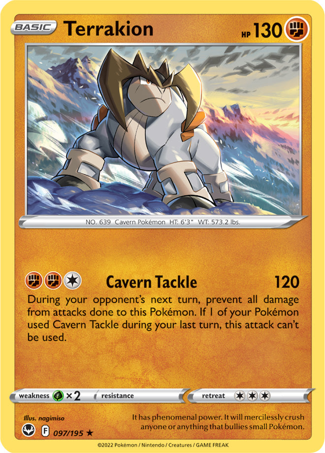 Terrakion 097/195 Silver Tempest