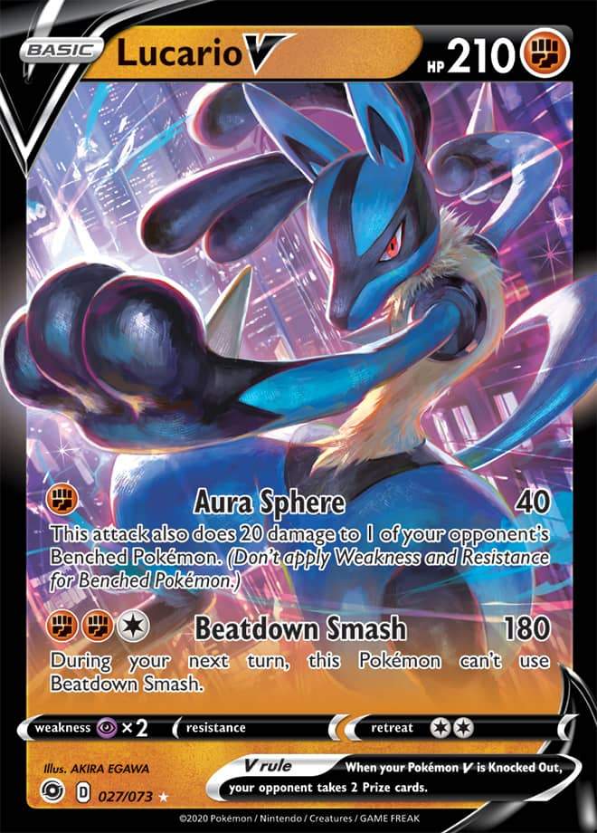 Lucario V 27/73 champions-path-27