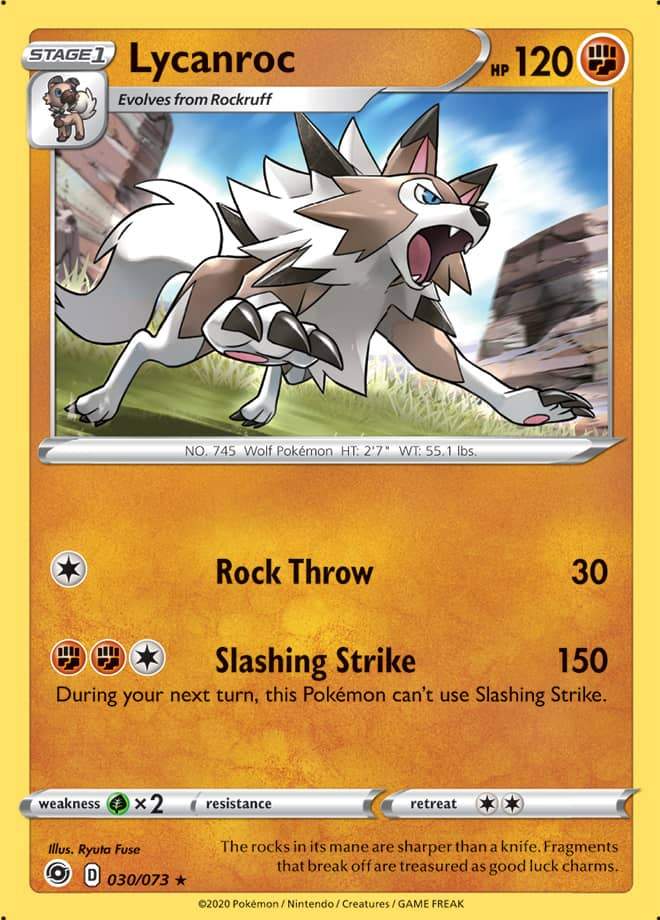 Lycanroc 30/73 champions-path-30