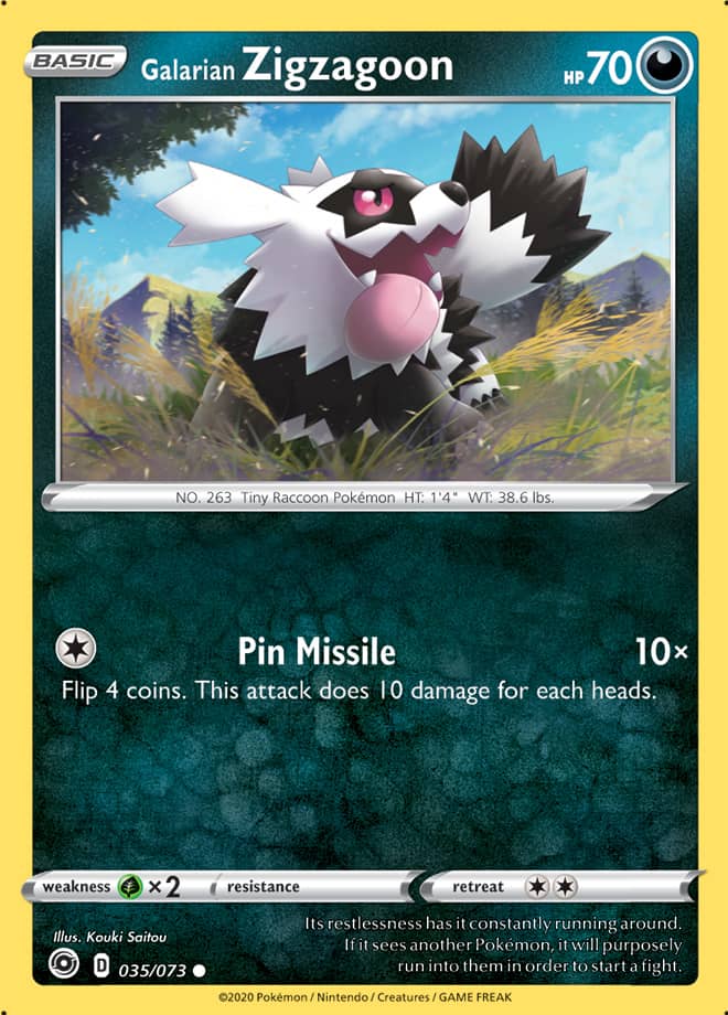 Galarian Zigzagoon 35/73 champions-path-35
