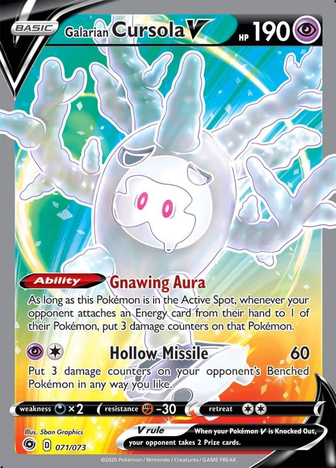 Galarian Cursola V (Full Art) 71/73 champions-path-71