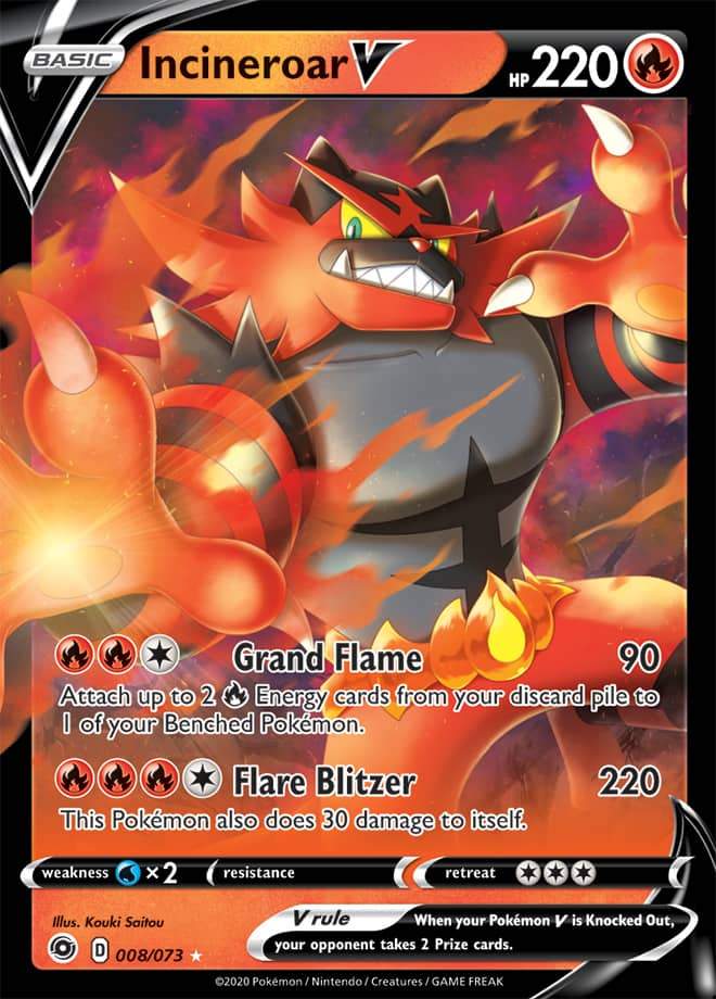 Incineroar V 8/73 champions-path-8
