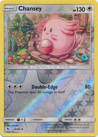 Chansey 46 / 68 Reverse Holo hidden-fates-rh-37