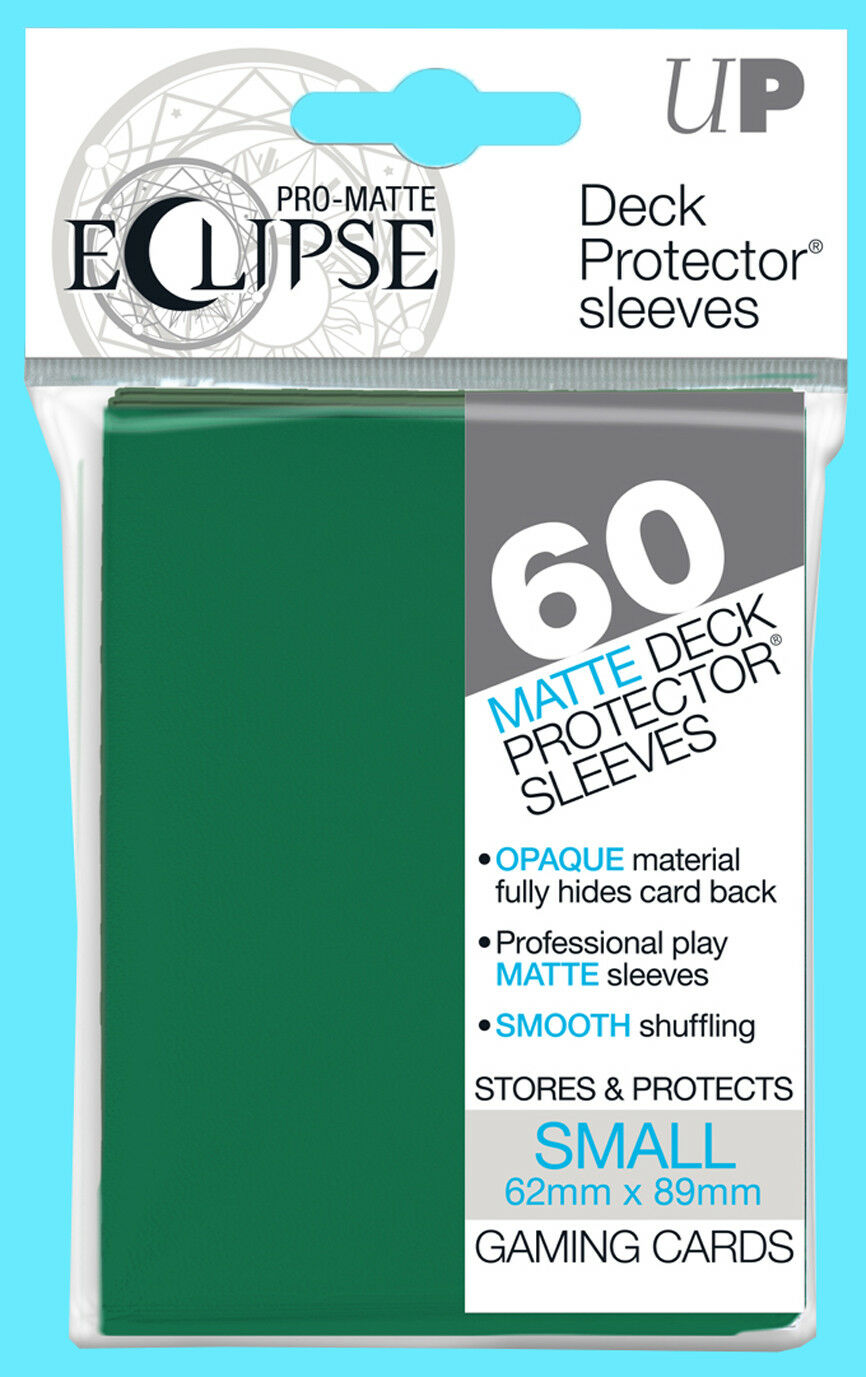 Deck Protectors (Small) - 60pcs Pro Matte - ECLIPSE GREEN
