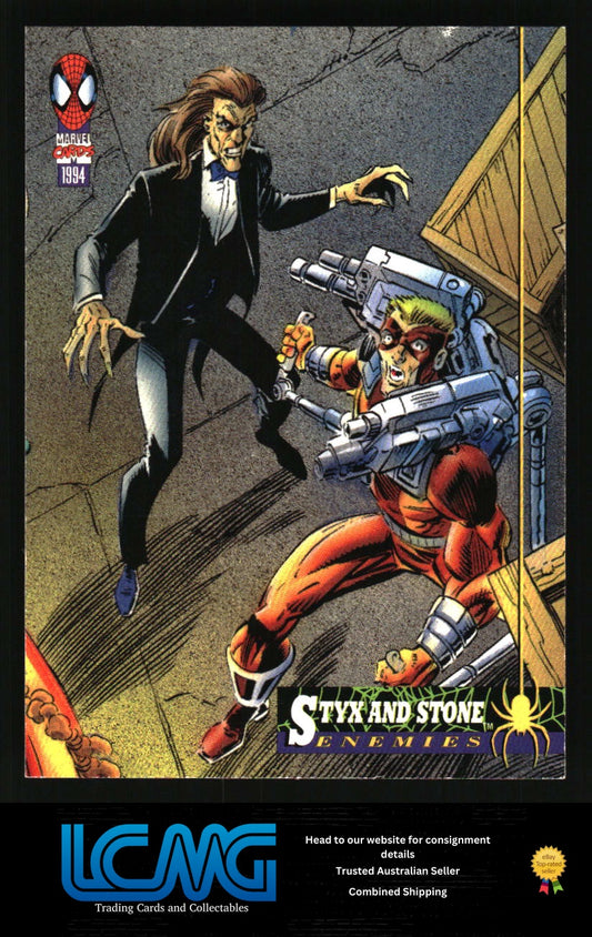 1994 Fleer The Amazing Spider-Man #35 Styx and Stone