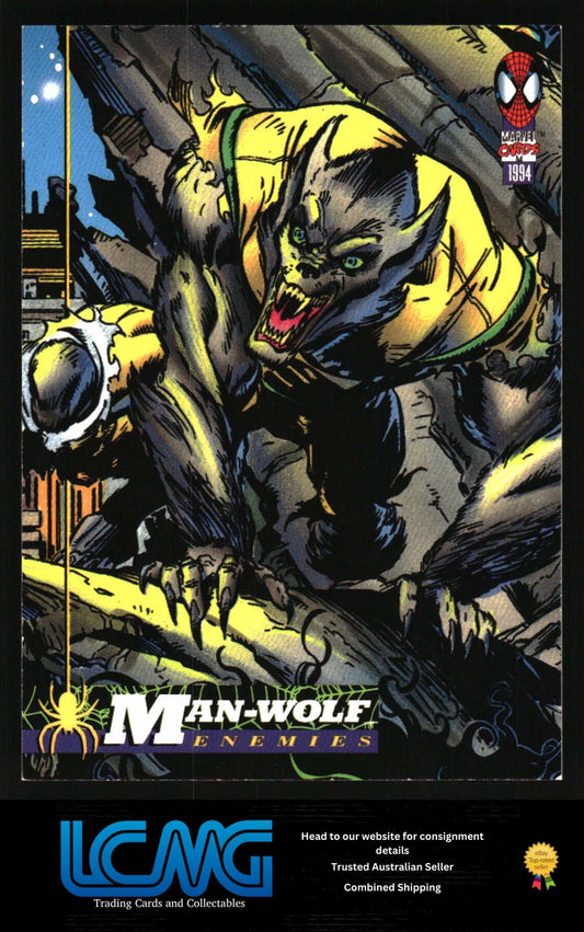 1994 Fleer The Amazing Spider-Man #42 Man-Wolf