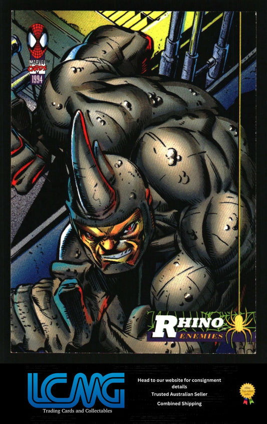 1994 Fleer The Amazing Spider-Man #54 Rhino