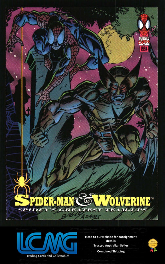 1994 Fleer The Amazing Spider-Man #82 Spider-Man & Wolverine