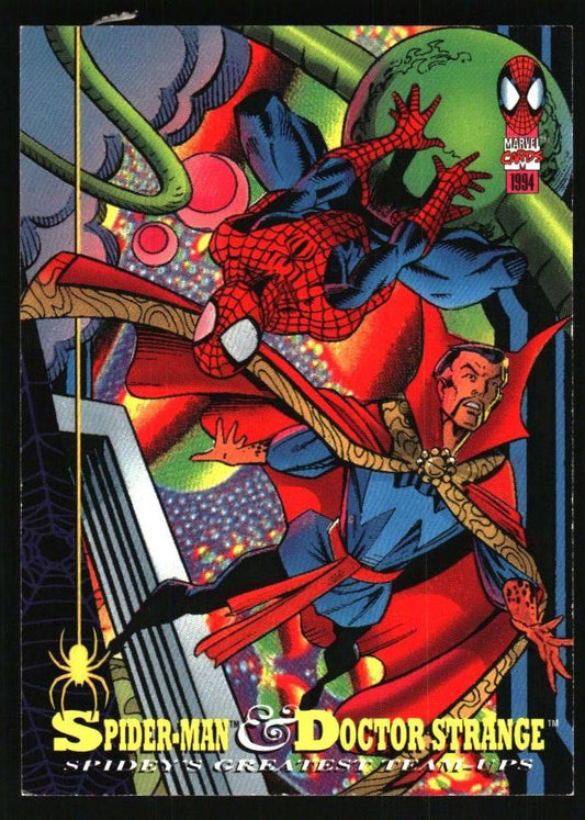 1994 Fleer The Amazing Spider-Man #91 Spider-Man & Doctor Strange