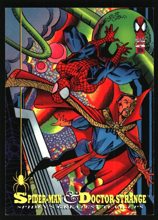 1994 Fleer The Amazing Spider-Man #91 Spider-Man & Doctor Strange