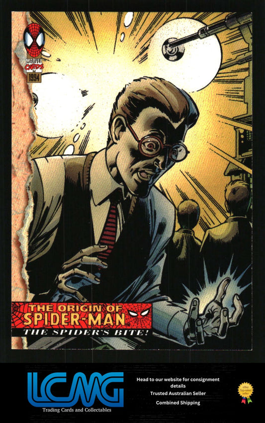 1994 Fleer The Amazing Spider-Man #128 The Spider's Bite!