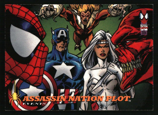 1994 Fleer The Amazing Spider-Man #140 Assassin Nation Plot